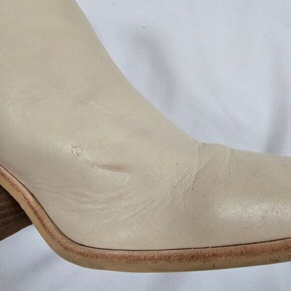 Dolce Vita Block Heel Mule In Cream - Size 11 - Picture 11 of 13